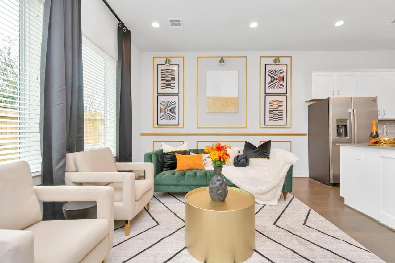 Emerald Palace - New, Modern 3Br Townhome Close To Downtown, Nrg, Med Ctr Houston Exterior foto